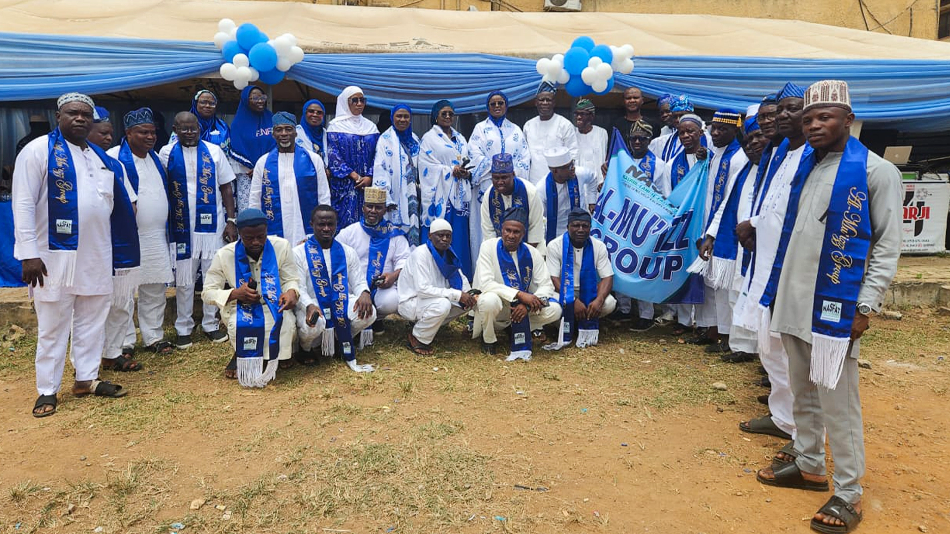 Members of the NASFAT families at the event