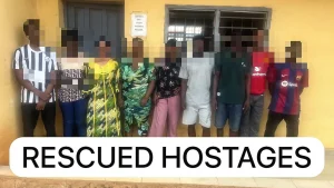 Rescued hostages