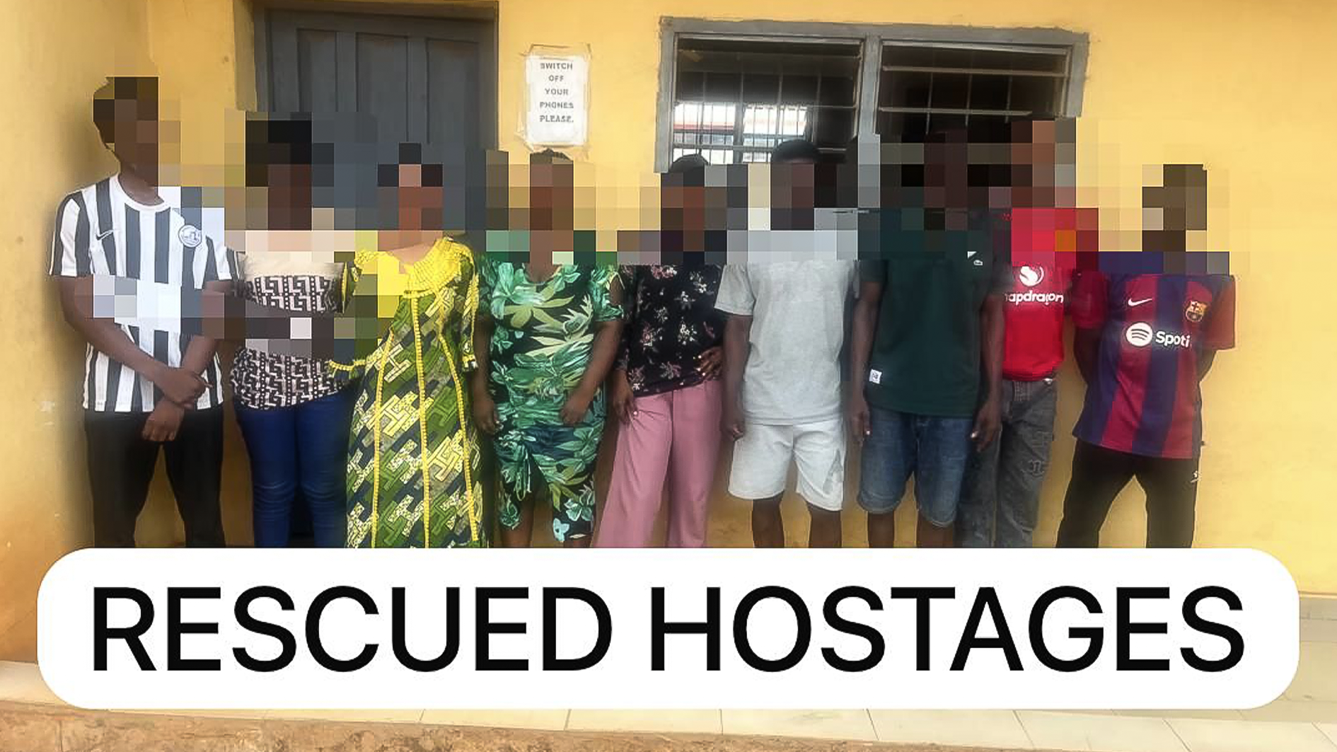 Rescued hostages