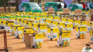 Some of the 5,000 households items on display.