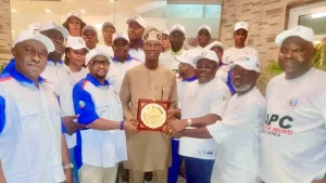 APC Youth Network West Africa visits Taye Ayinde