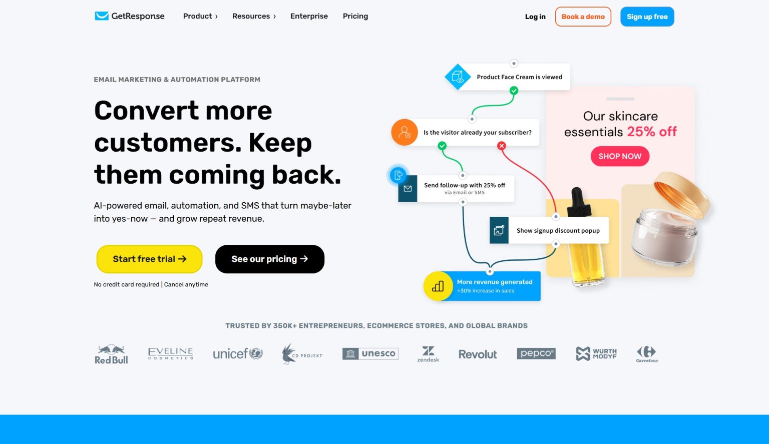 getresponse email marketing website image