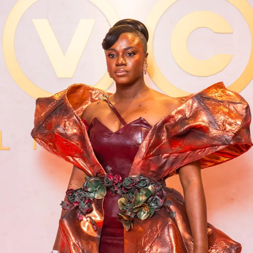 An attendee at the 2026 AMVCA