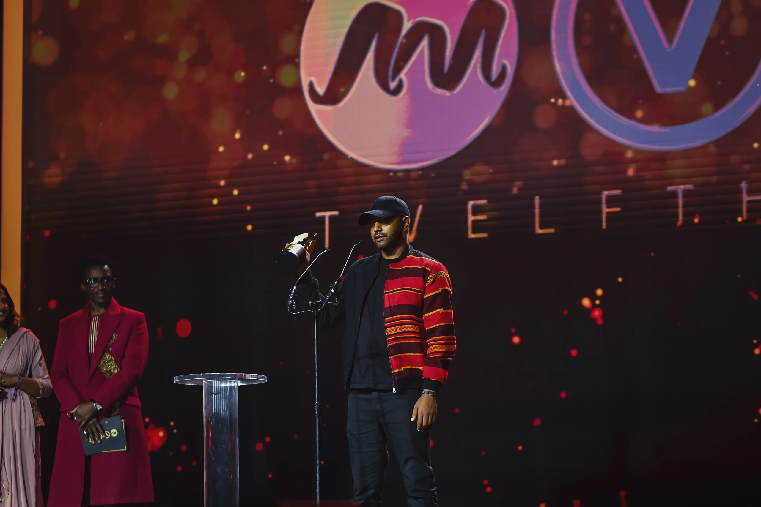 A performer at the 2026 AMVCA