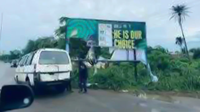 Ademola Adeleke’s campaign billboard