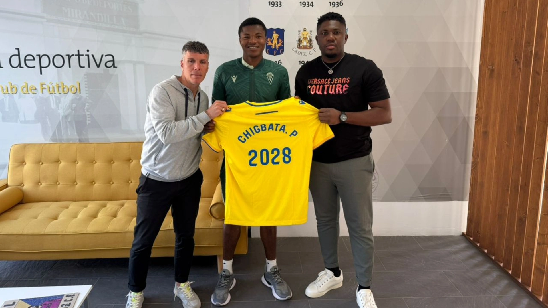 Charles Ogbuehi and Chigbata Pascal after the latter's European deal