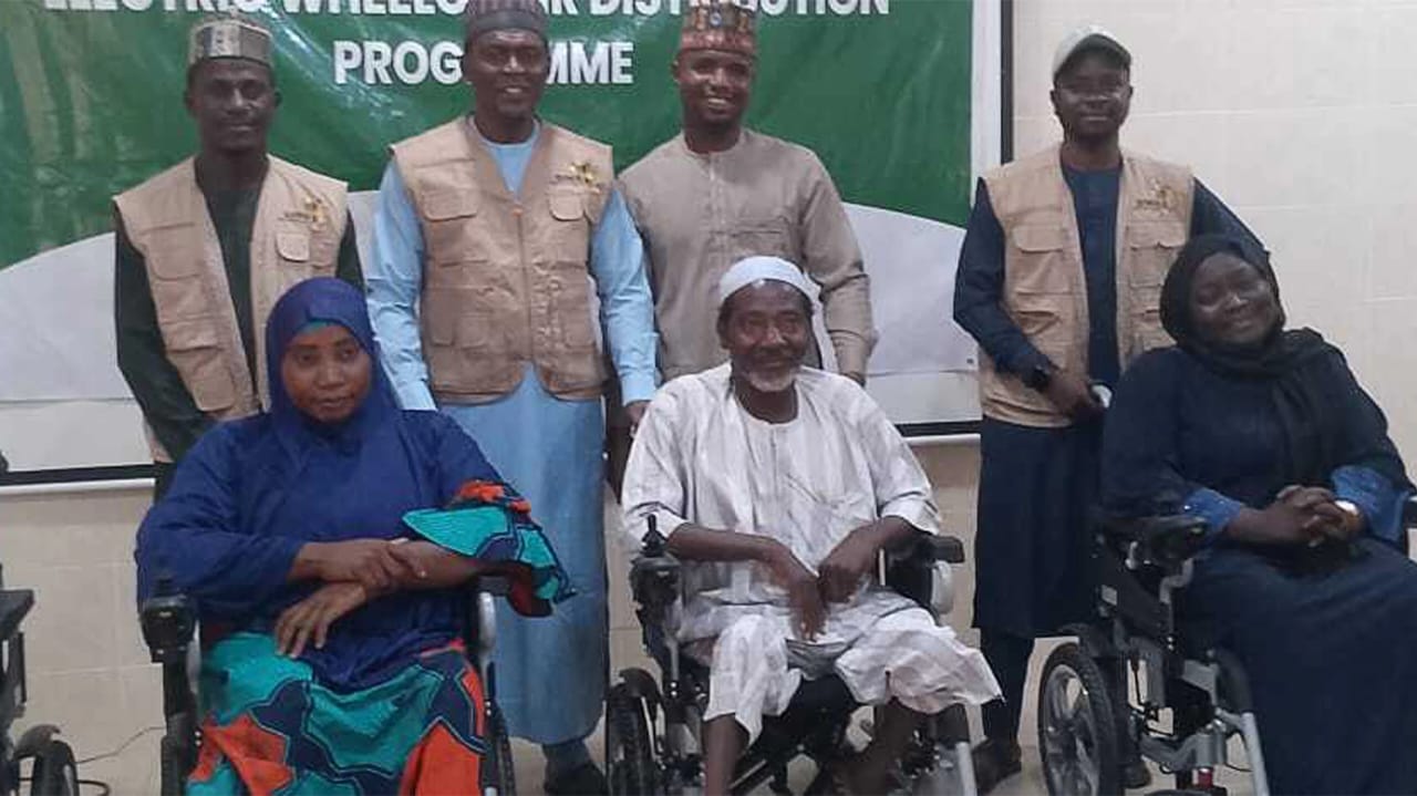 DIWA donates electric wheelchairs to Persons with Disabilities in Niger