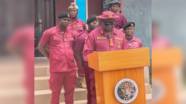 Operatives of the Ondo State Security Network Agenc
