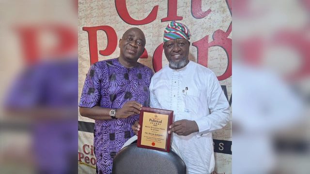Bamigbetan bags City people recognition award