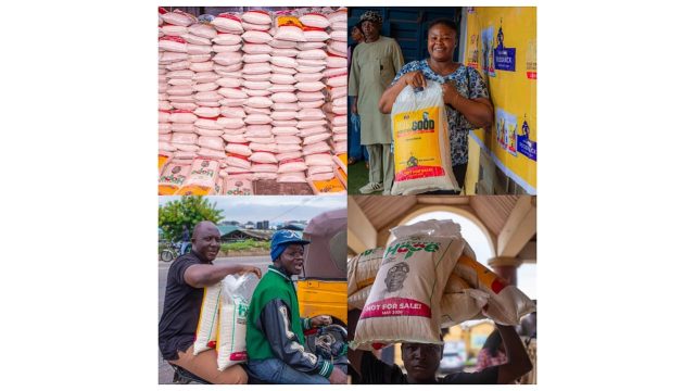 Abiru supports constituents with food distribution across Lagos East