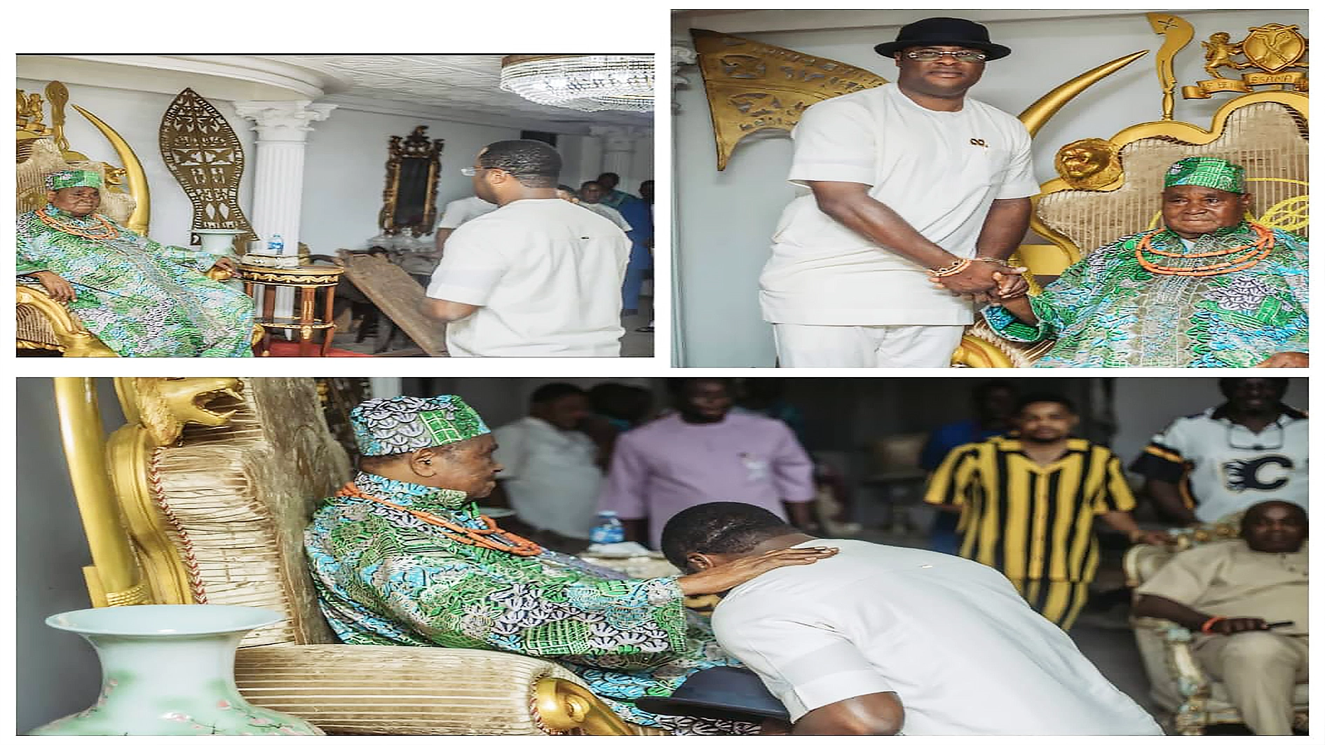 Esama of Benin, Gabriel Igbinedion, congratulated Paddy Iyamu on APC Oredo House of Representatives candidacy, praising his leadership record track-record.