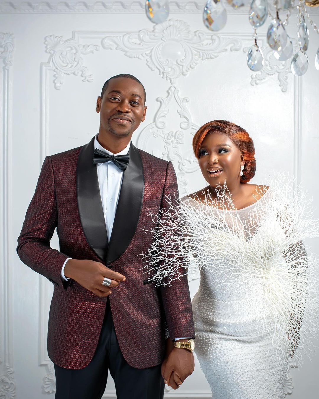 Lateef Adedimeji and Wife, Mo Bimpe