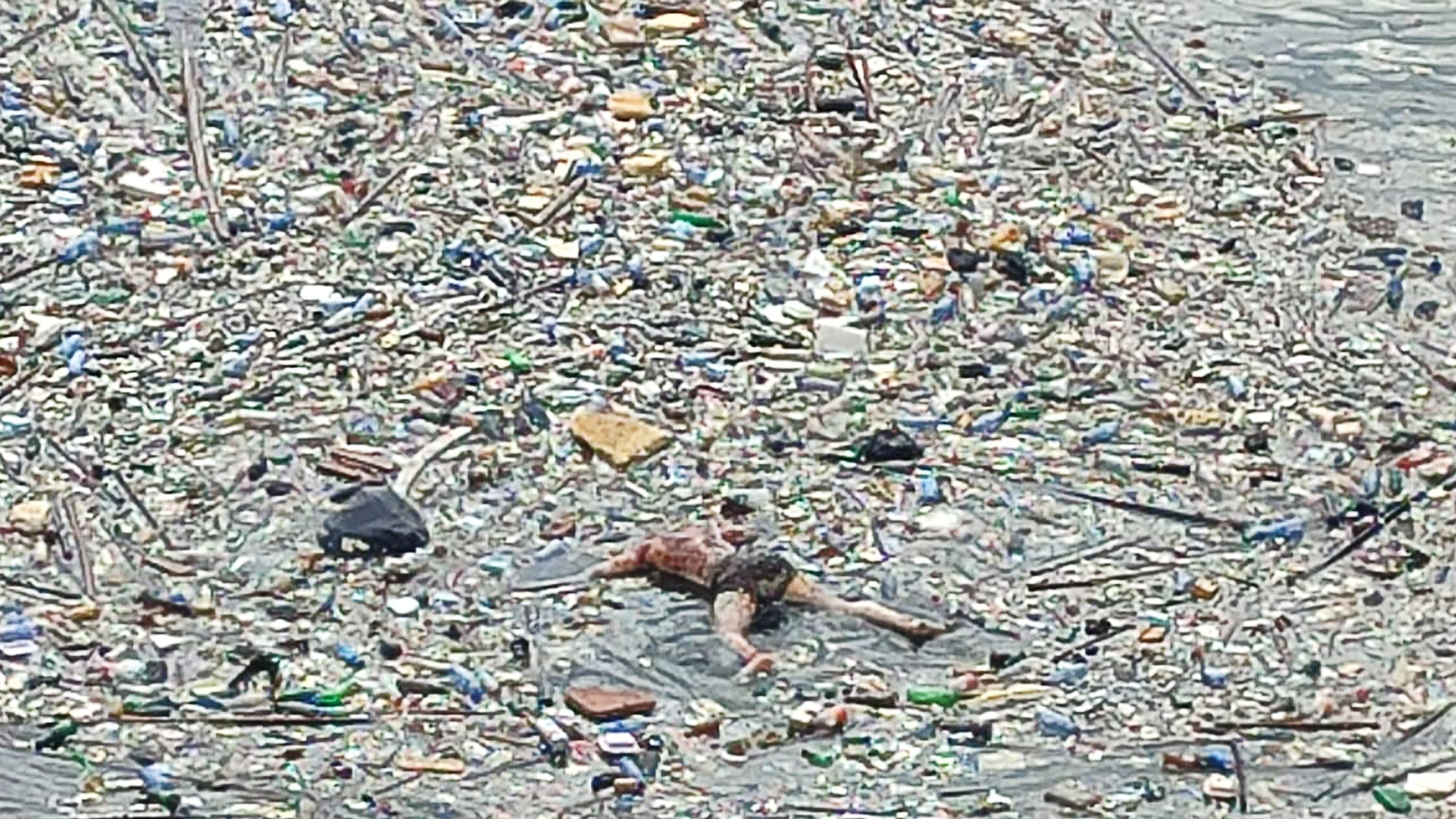 Man inside Lagoon