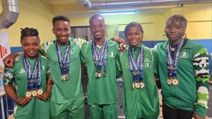 Nigeria’s Weightlifting Teamh games 2026