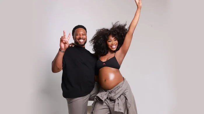 Nollywood actress Sharon Ooja and husband.