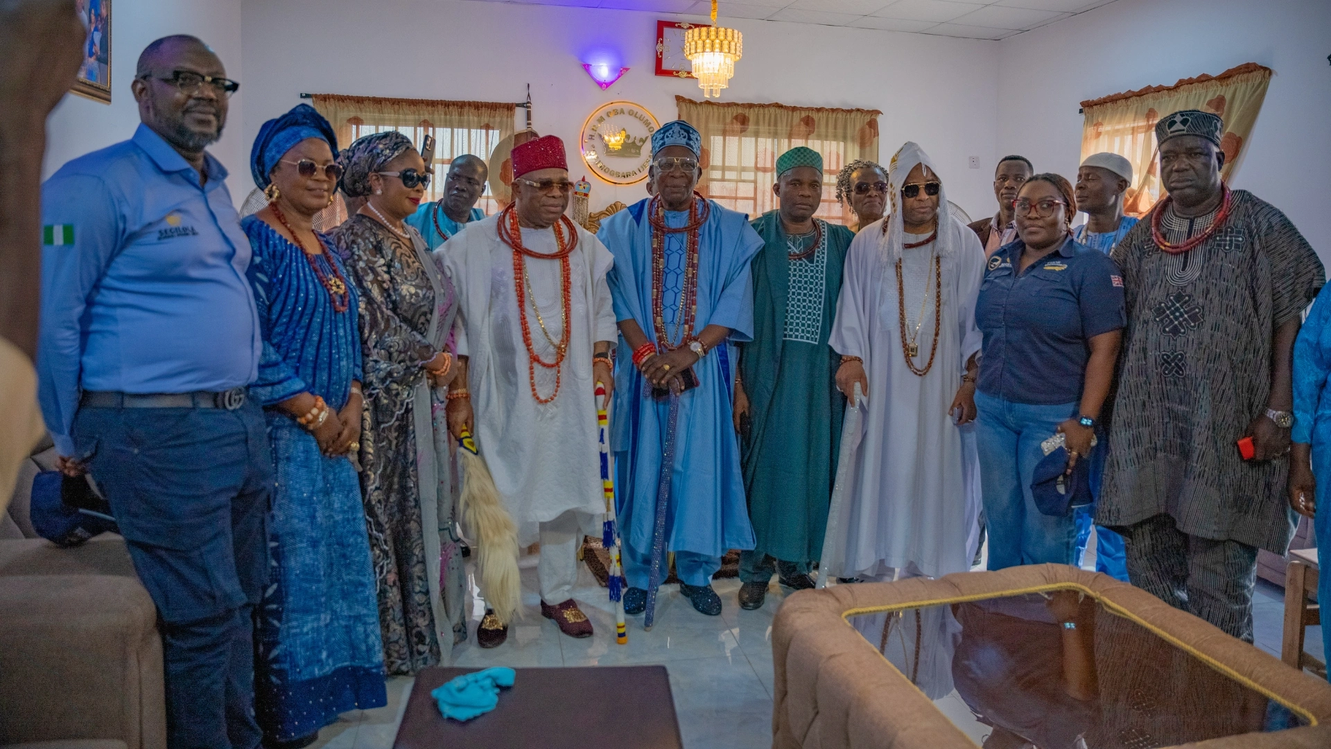 Oba Clement Adesuyi Haastrup, wife and other community leaders at the commissioning of the Ogere-Ekun Water Factory.