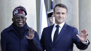 Tinubu with Macron