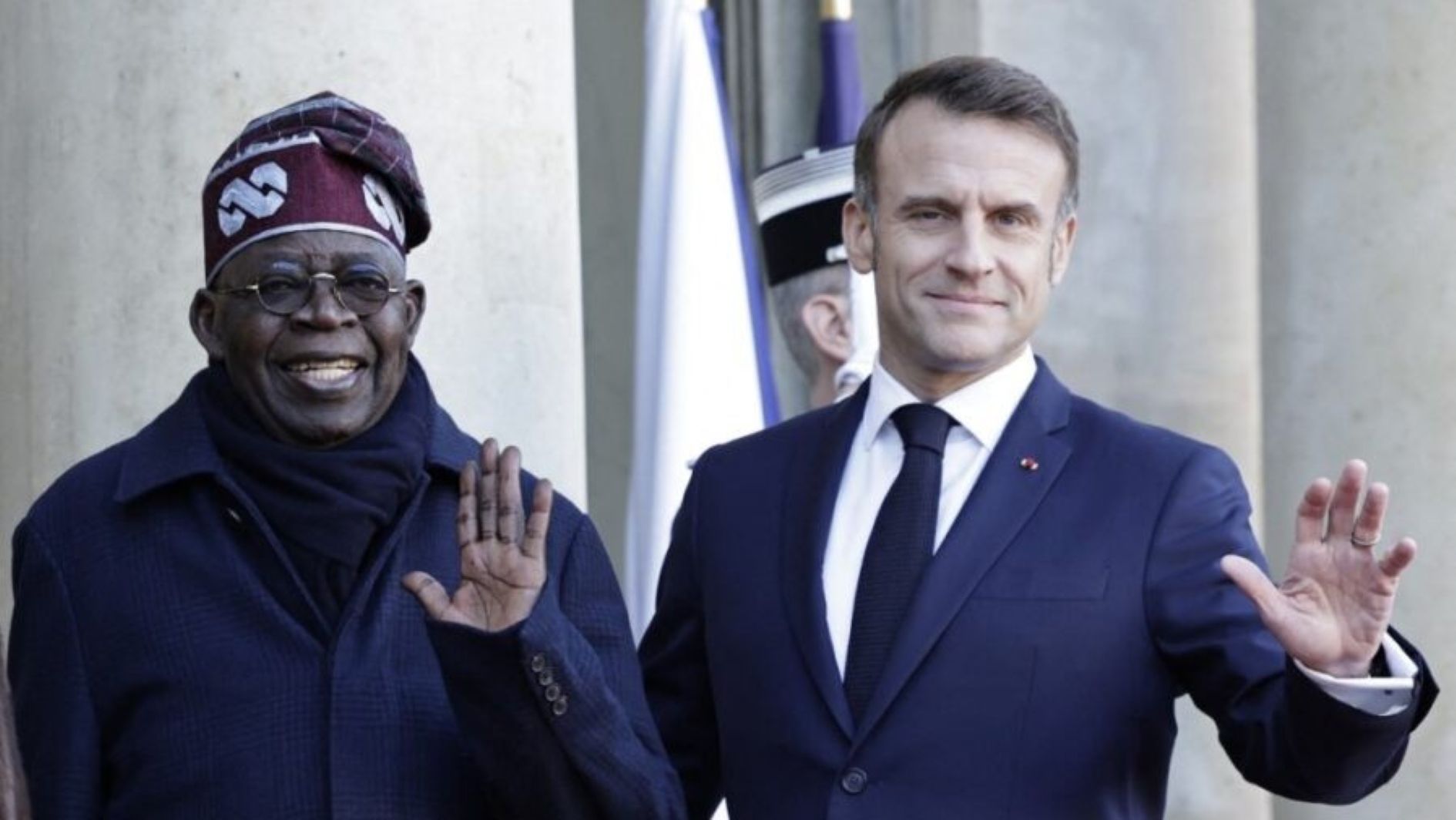 Tinubu with Macron