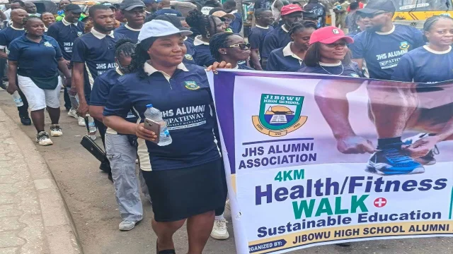 The Alumni Association of Jibowu High School (JHS) Lagos Health/Fitness Walk