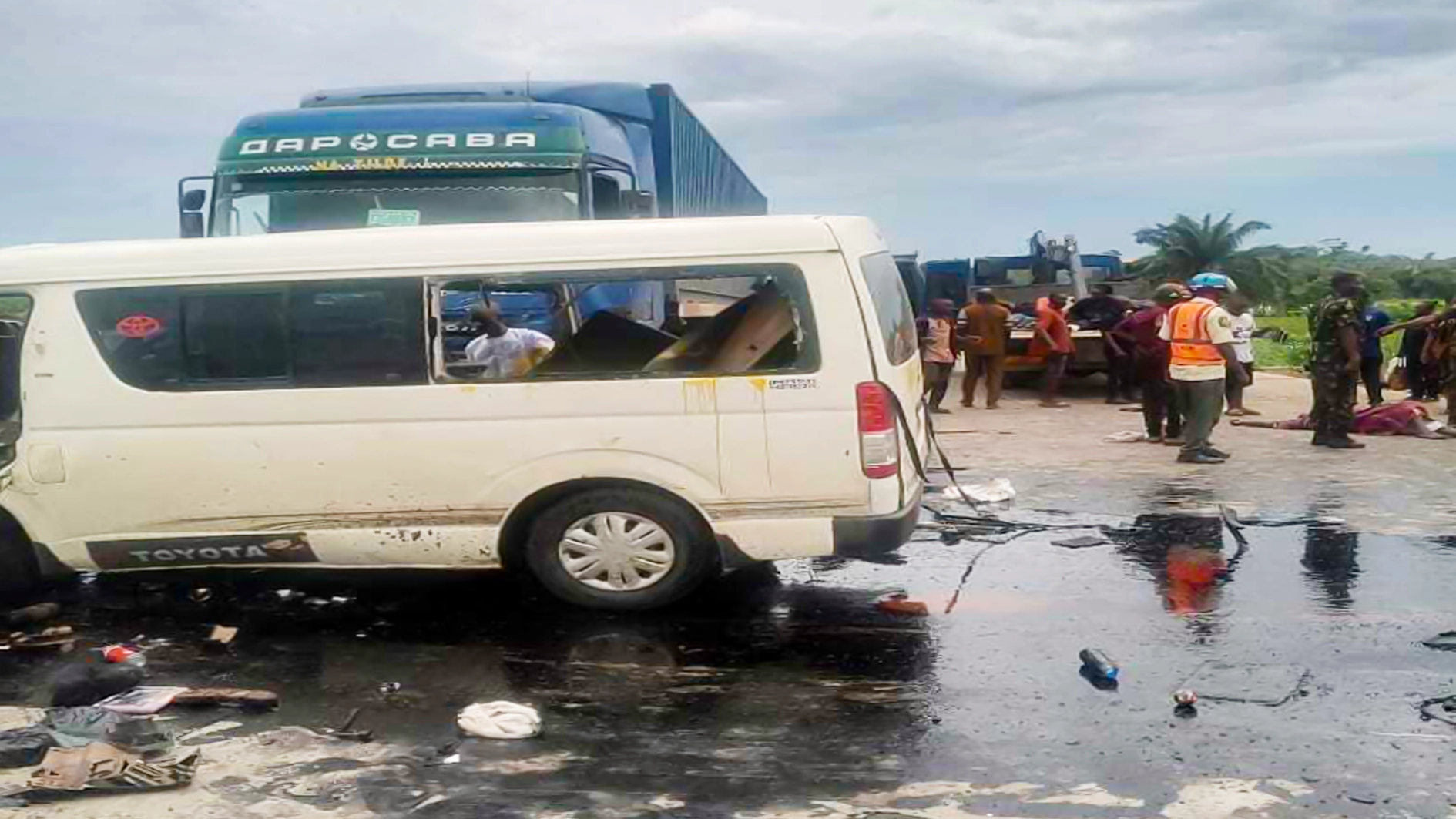Accident on Sagamu-Benin Expressway