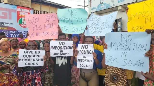 APC protesters