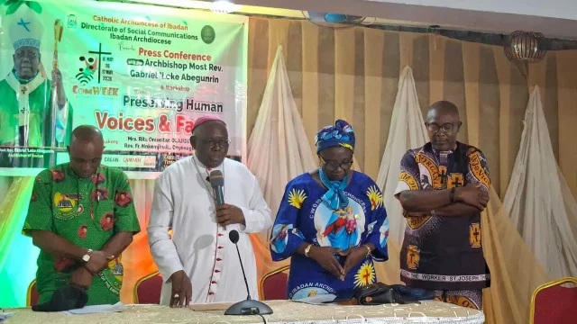 Most Rev. Gabriel ‘Leke Abegunrin speaking during the 2026 communication week