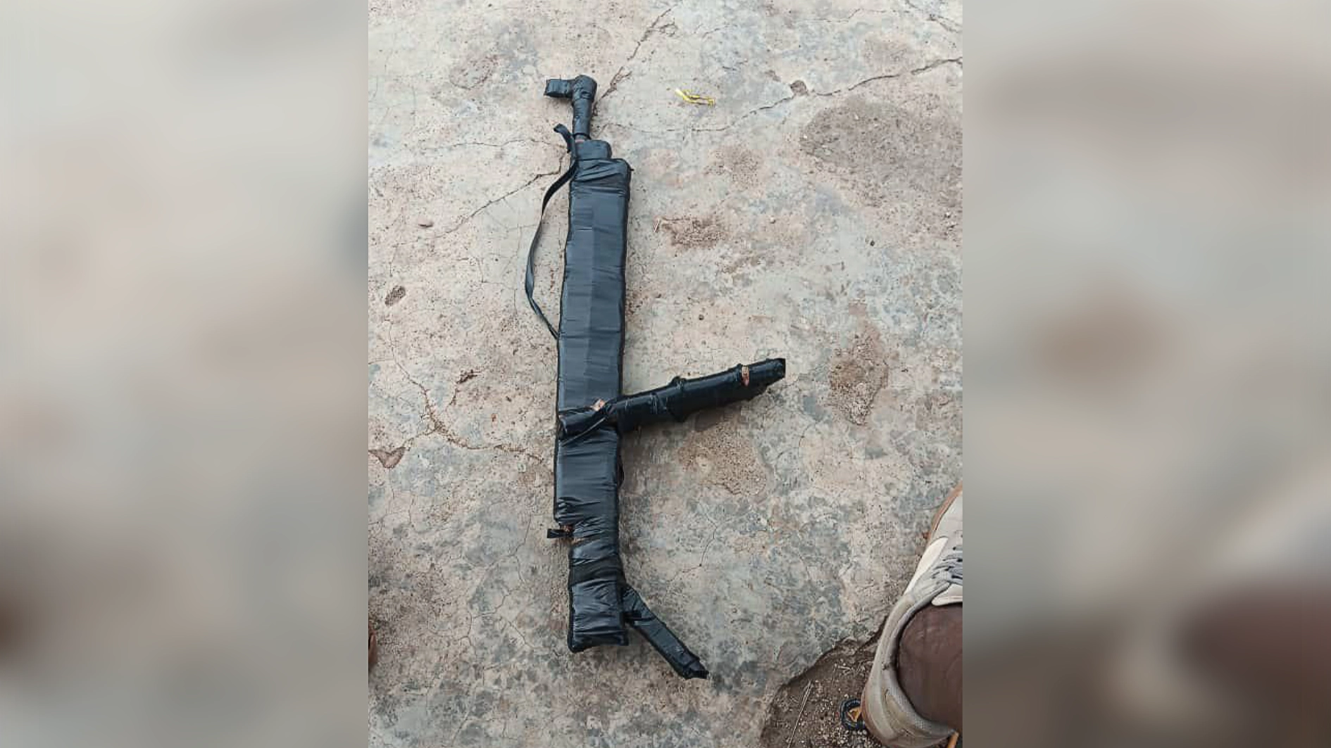 Wooden rifle recovered