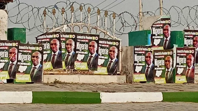 Amaechi’s presidential campaign posters flood Bauchi