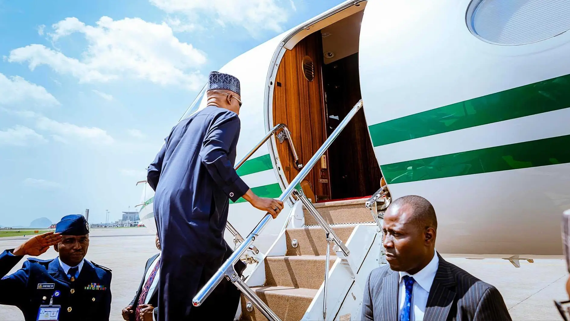 Vice President Kashim Shettima departed Abuja for Presidential inauguration in Cotonou