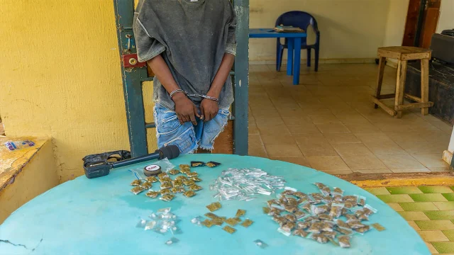 Suspects with recovered illicit drugs