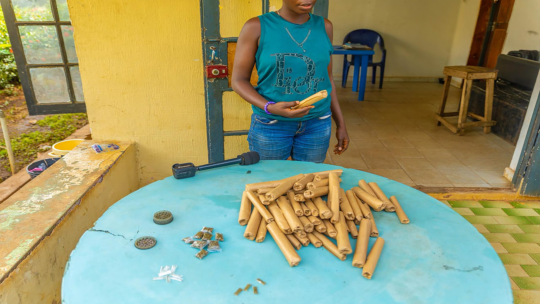 Suspects with recovered illicit drugs
