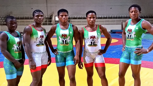 Nigeria’s Women Wrestling team