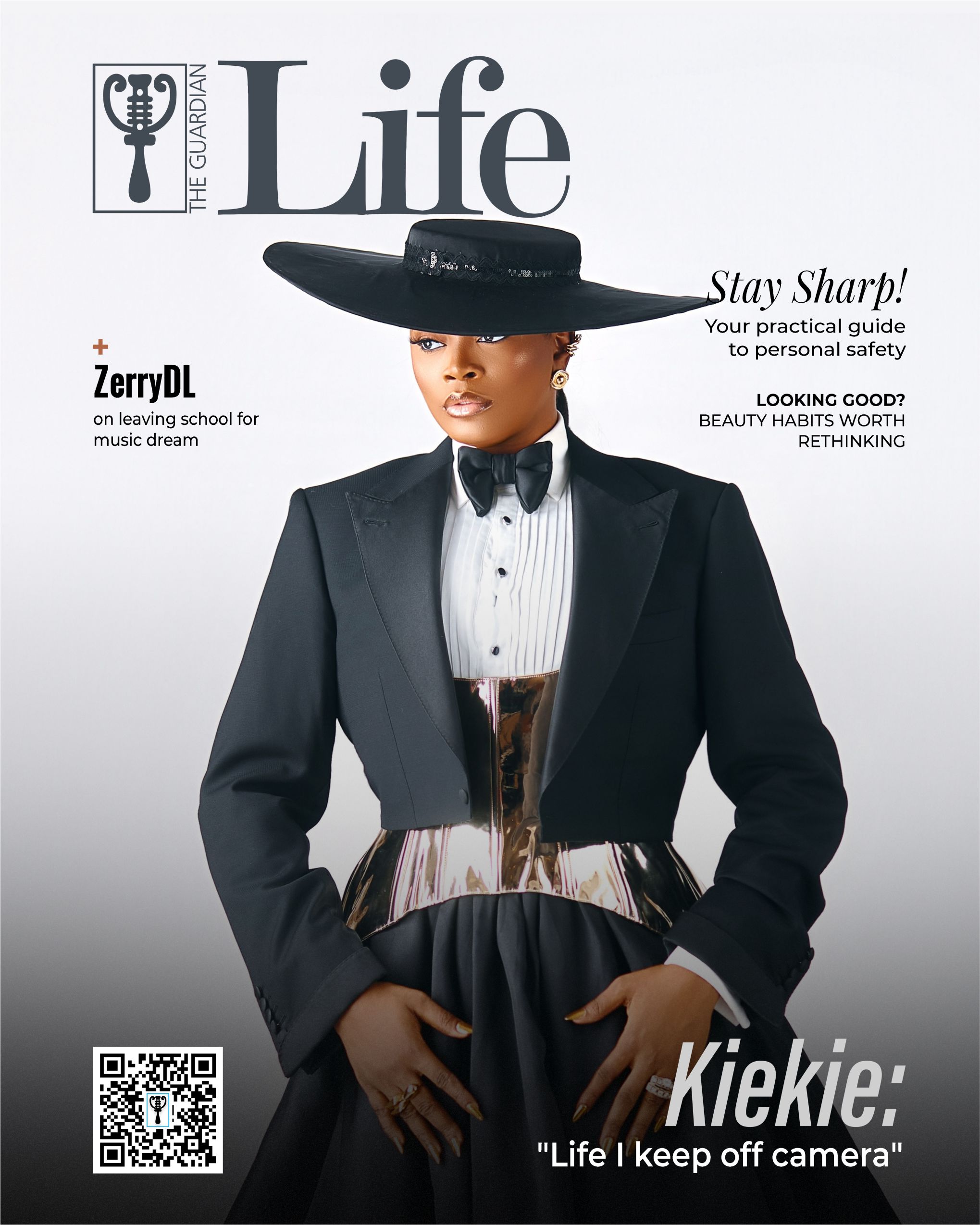Kiekie on the cover of Guardian Life