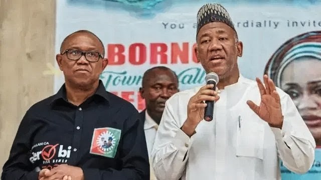 Peter Obi(L) and Yusuf Datti Baba-Ahmed(R)