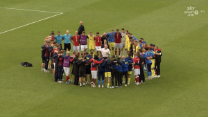 Erikse Collapses in Denmark- Ukraine Friendly, Match Abandoned