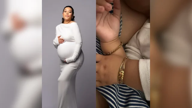 Adunni Ade and her baby