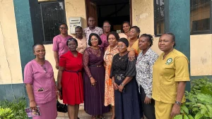 Dr Olajumoke Okoya and the staff of the Oshodi annex of the federal neuro-psychiatric hospital, Yaba