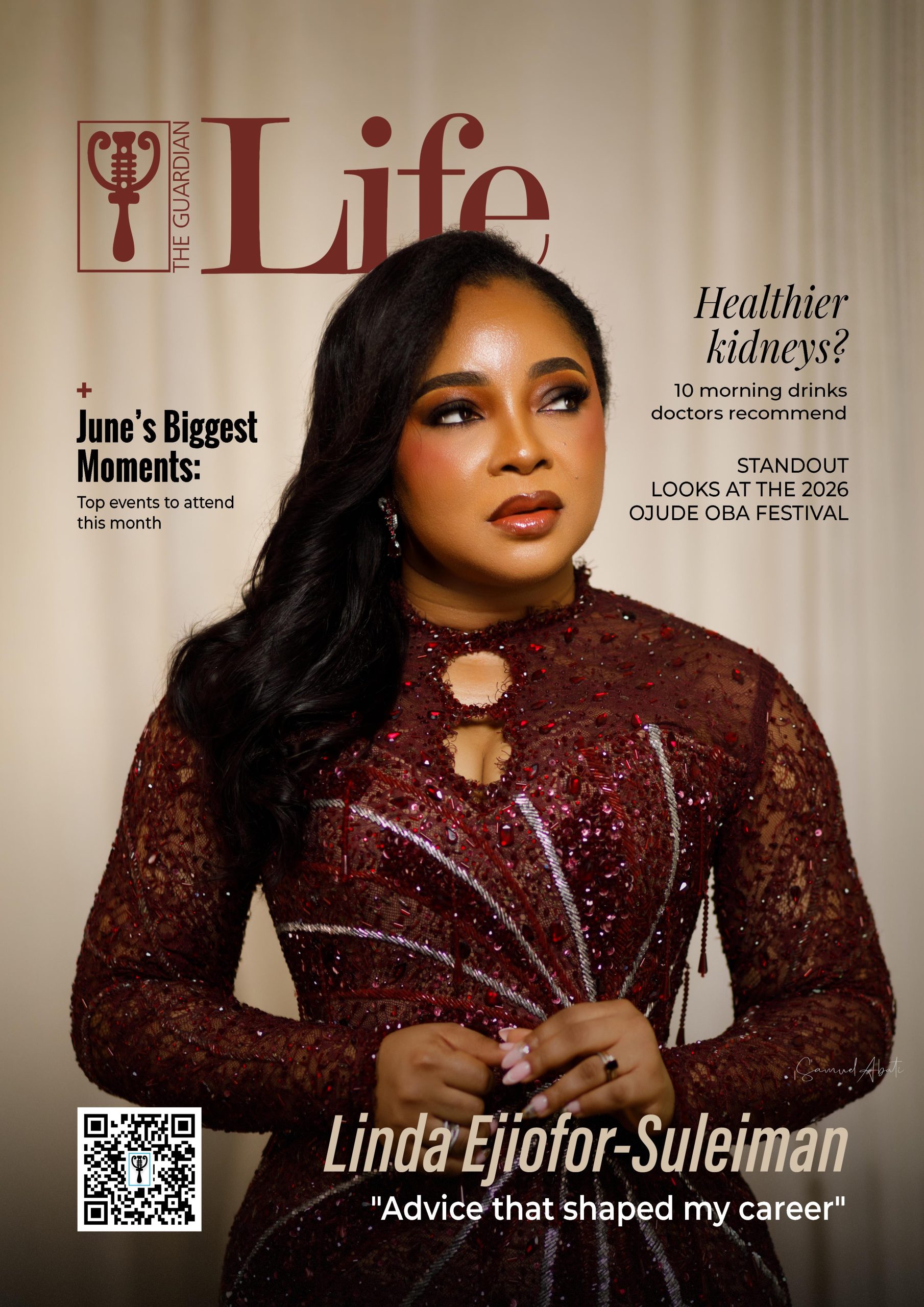 Linda Ejiofor-Suleiman on the cover of Guardian Life