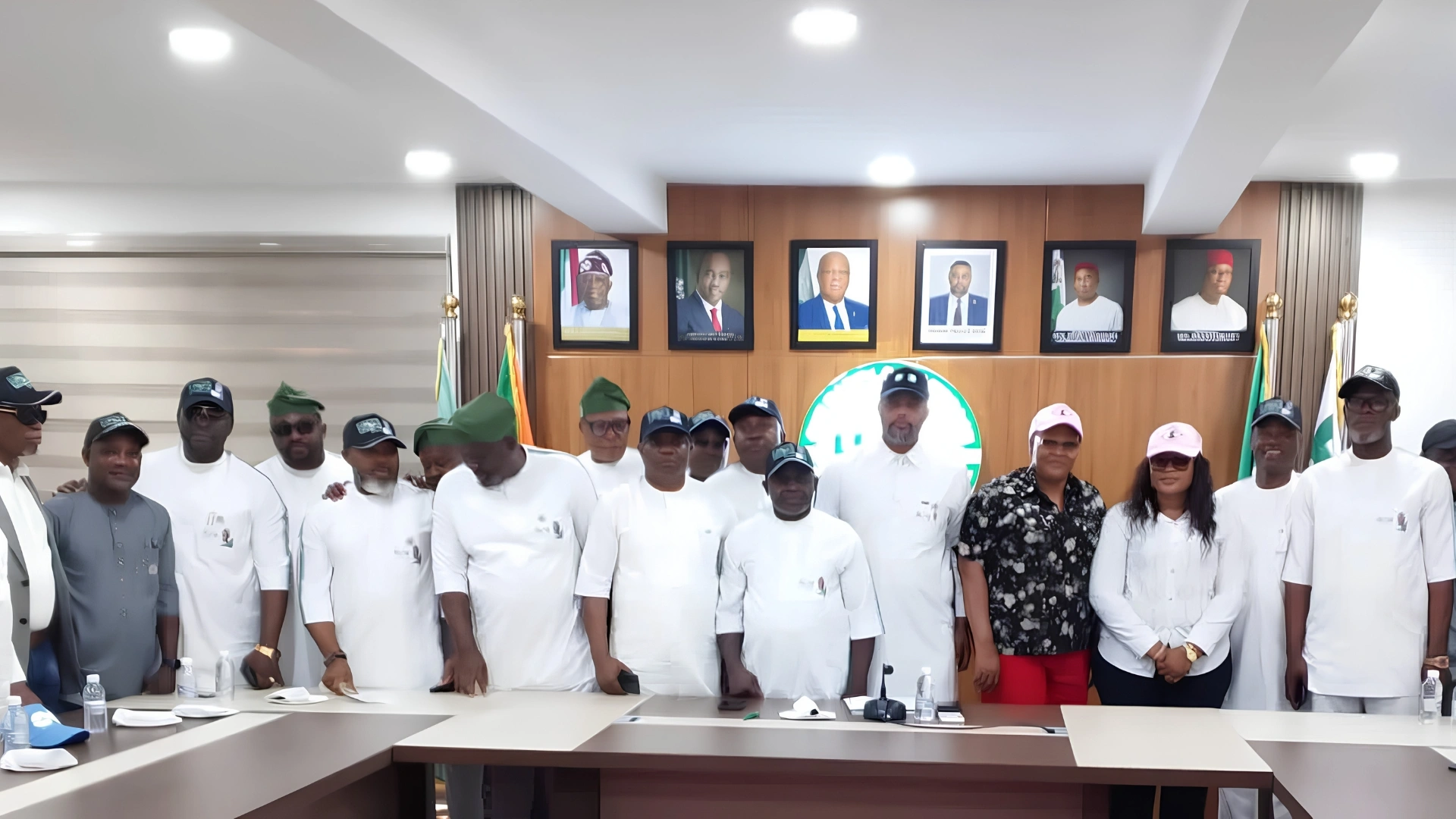 Prince Ikim at the meeting in Uyo where he urged the support groups to embrace unity, discipline and grassroots mobilisation in advancing President Bola Tinubu’s Renewed Hope Agenda and Governor Umo Eno’s development initiatives in Akwa Ibom.