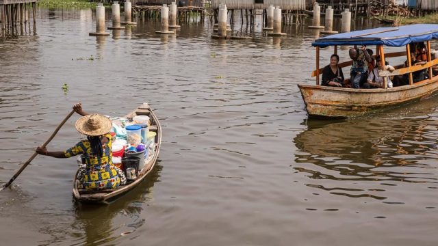 Floating Market in Ganvié, Benin