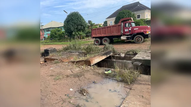 Scene of Owerri, Imo State blast