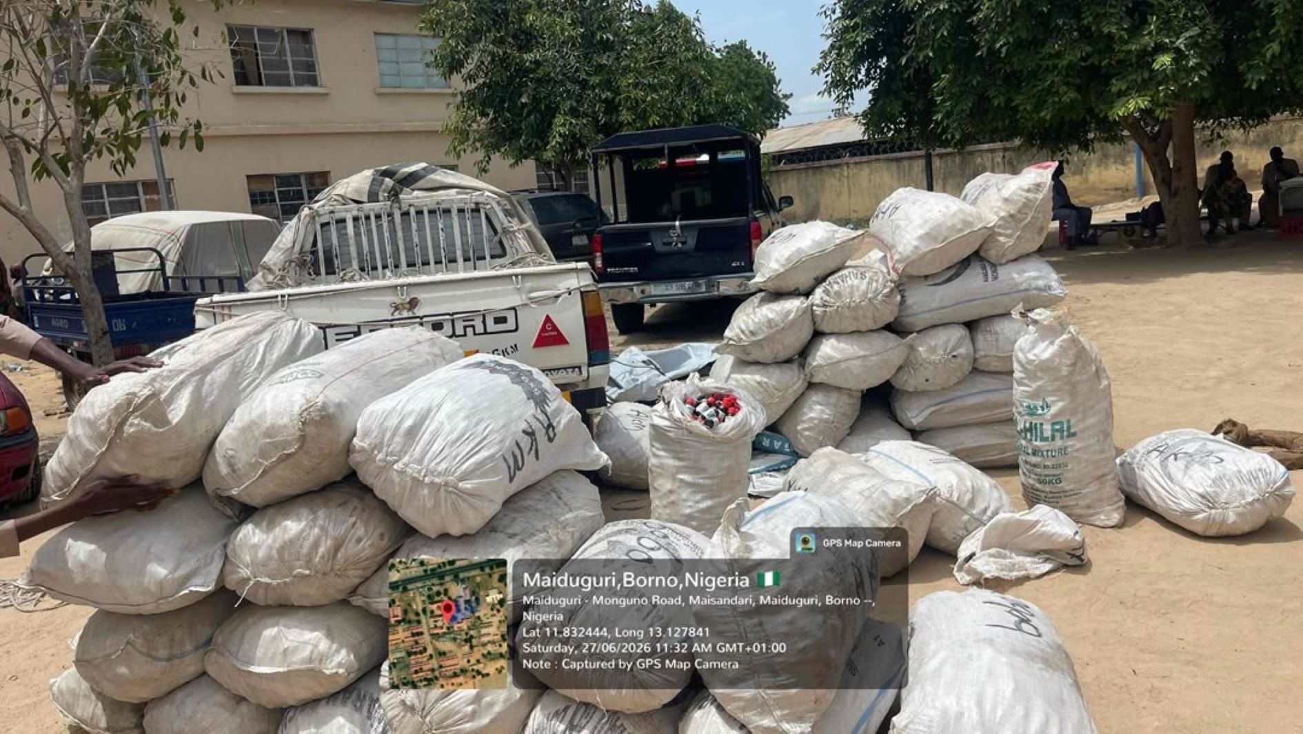 Seized exhibits Borno