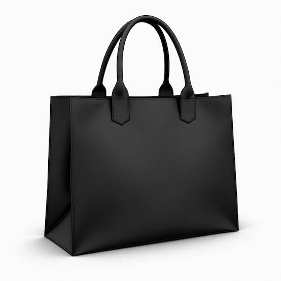 Stylish black tote bag designed for everyday use. Spacious, versatile, and perfect for work, shopping, travel, and casual outings.