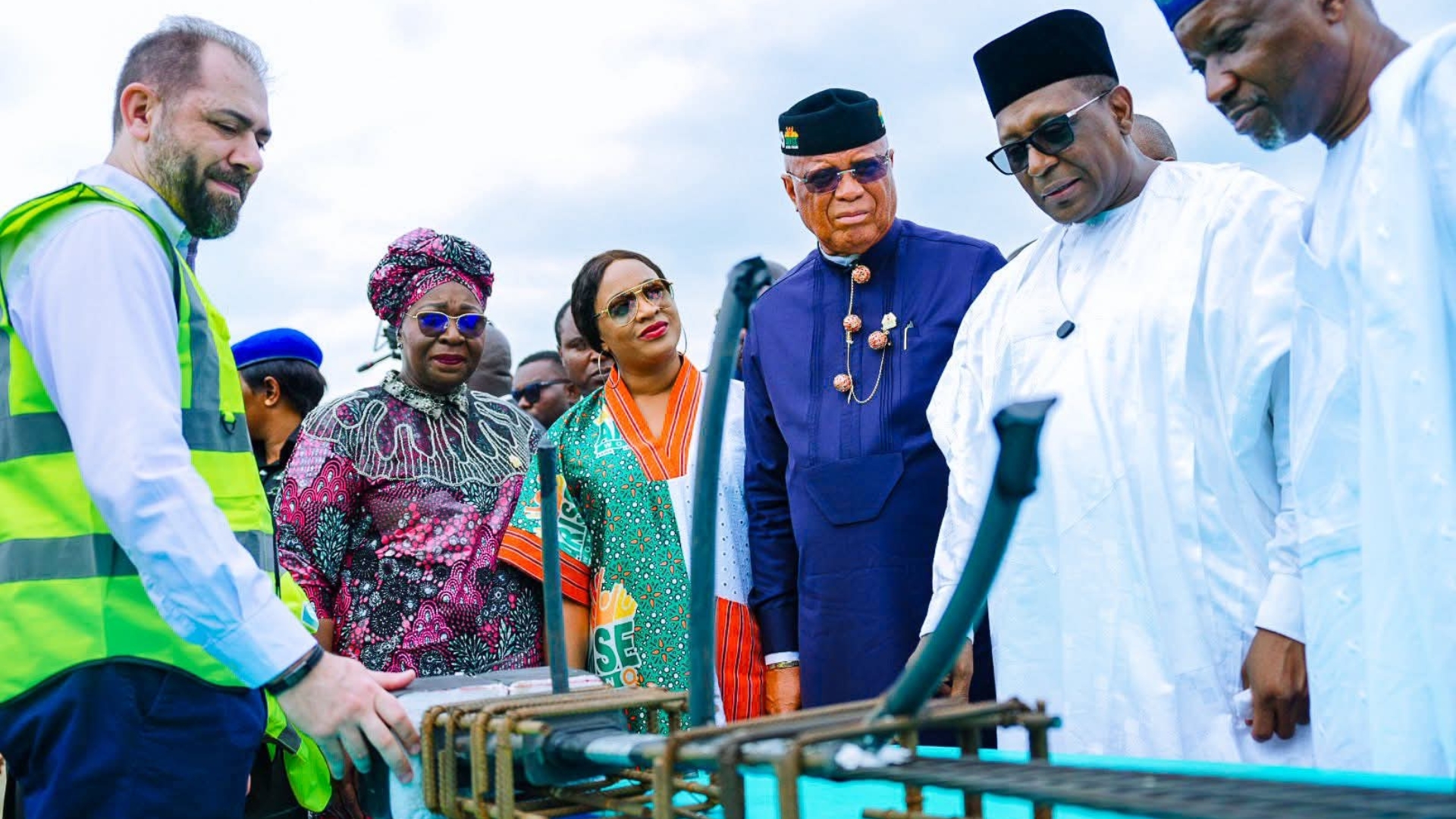 Umo Eno sod-turning for Ibom International Hospital