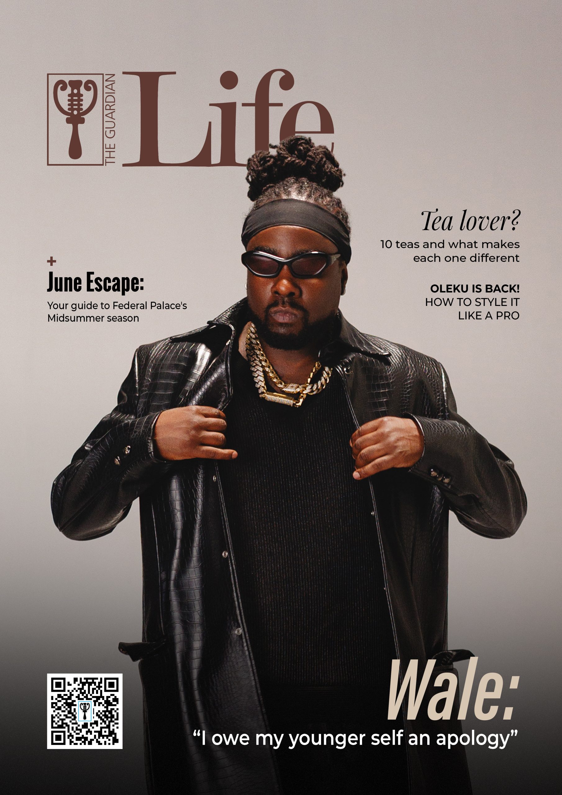 Wale on the cover of Guardian Life