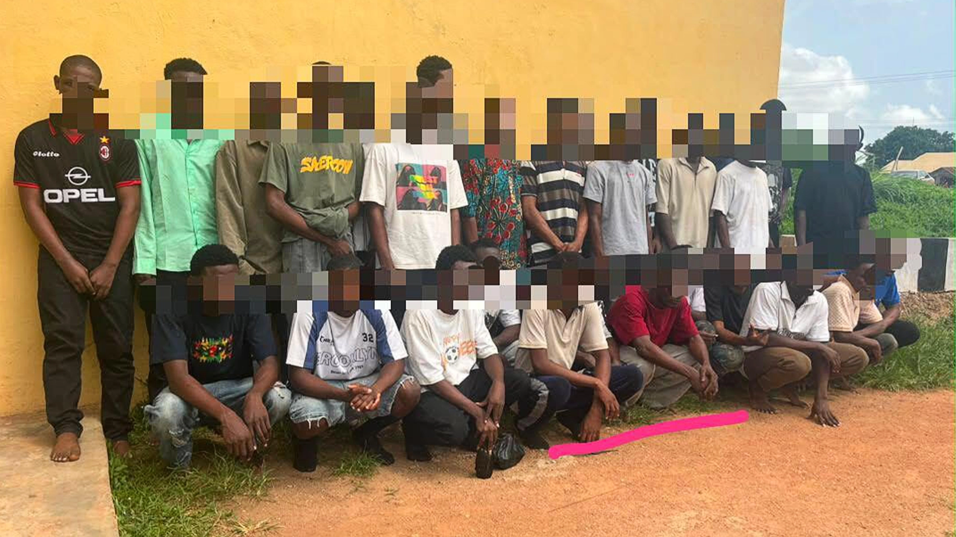 The suspected cultists