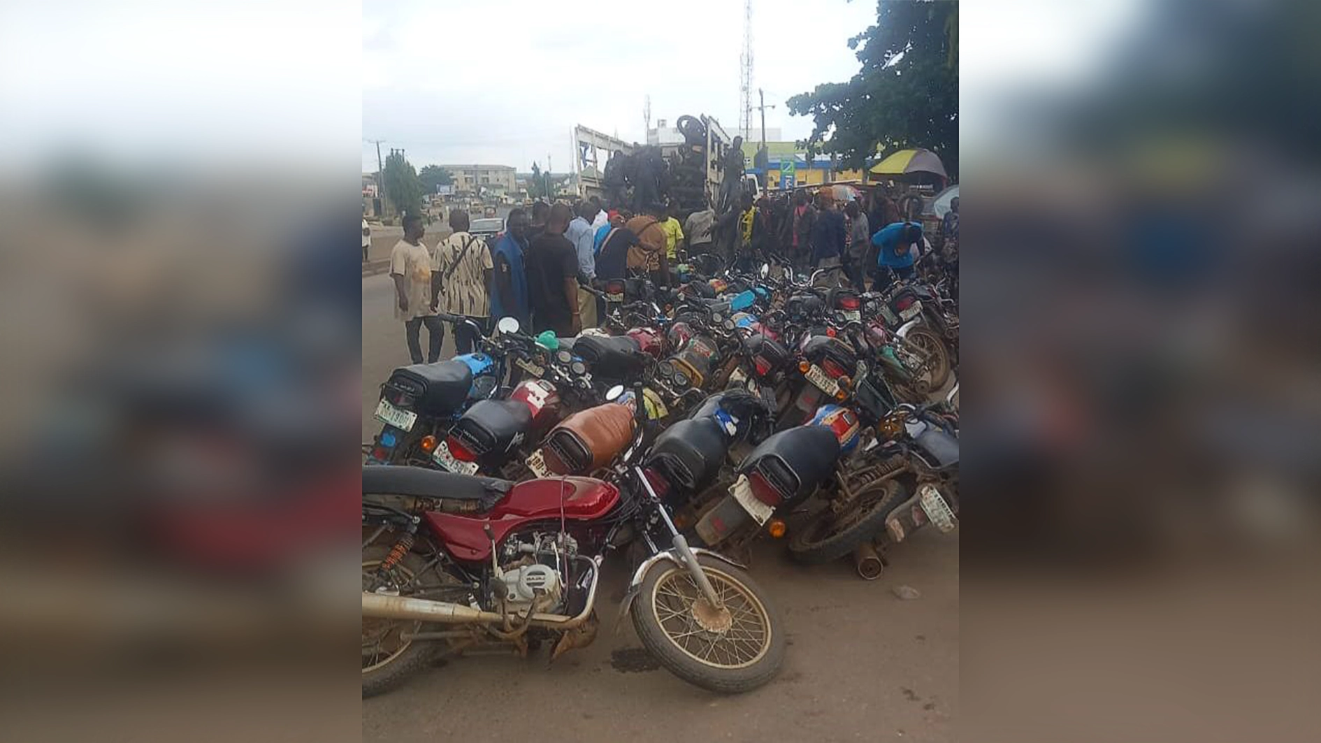 Impounded motorcycles