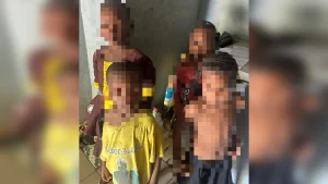 rescued children