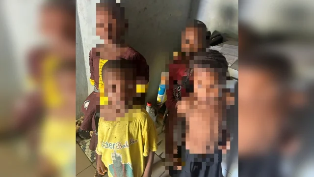rescued children