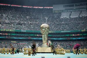Mexico City lights up in stunning World Cup celebration